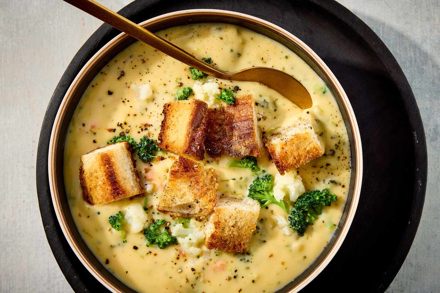 Surname Soup with Herb Croutons
