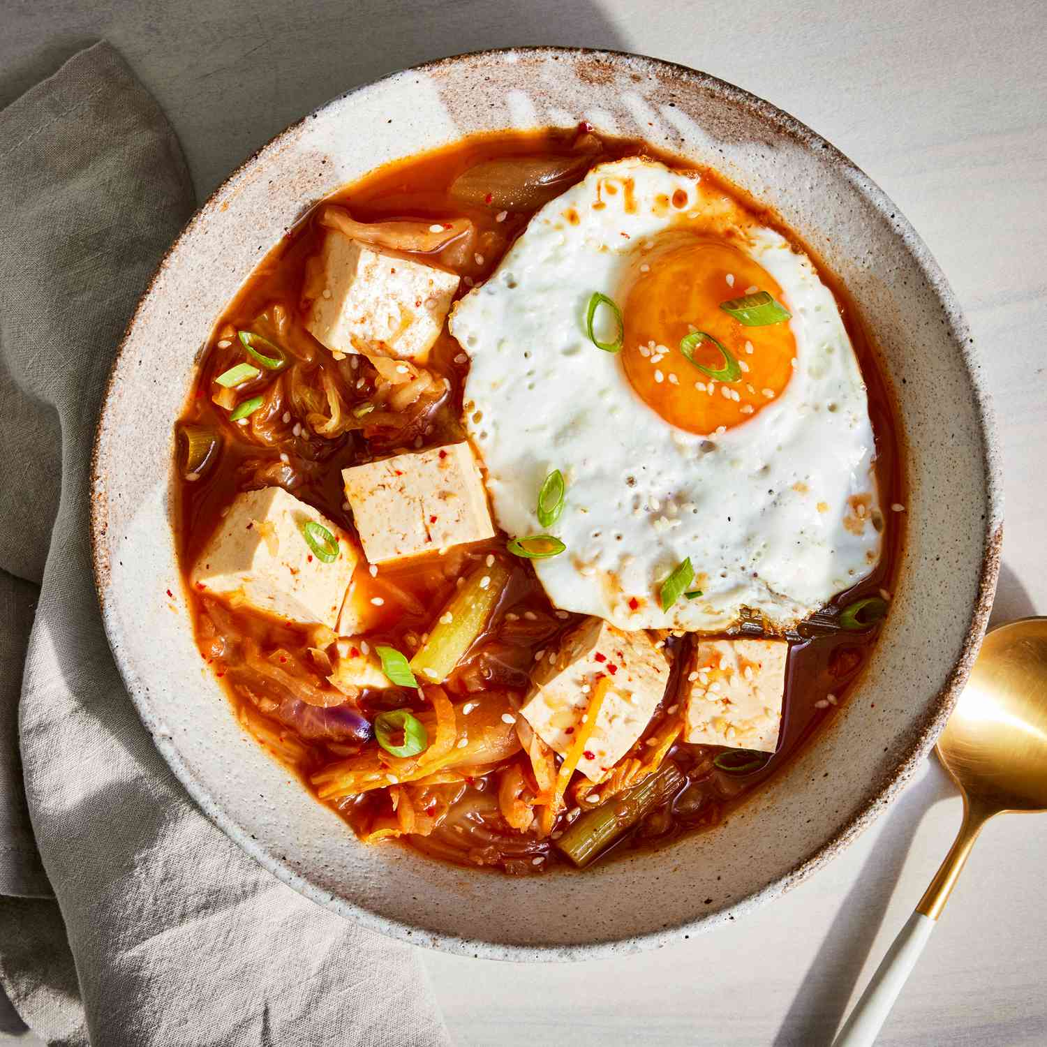 Ragdoll Chaos Soup with Surprise Tofu 'Bubbles'