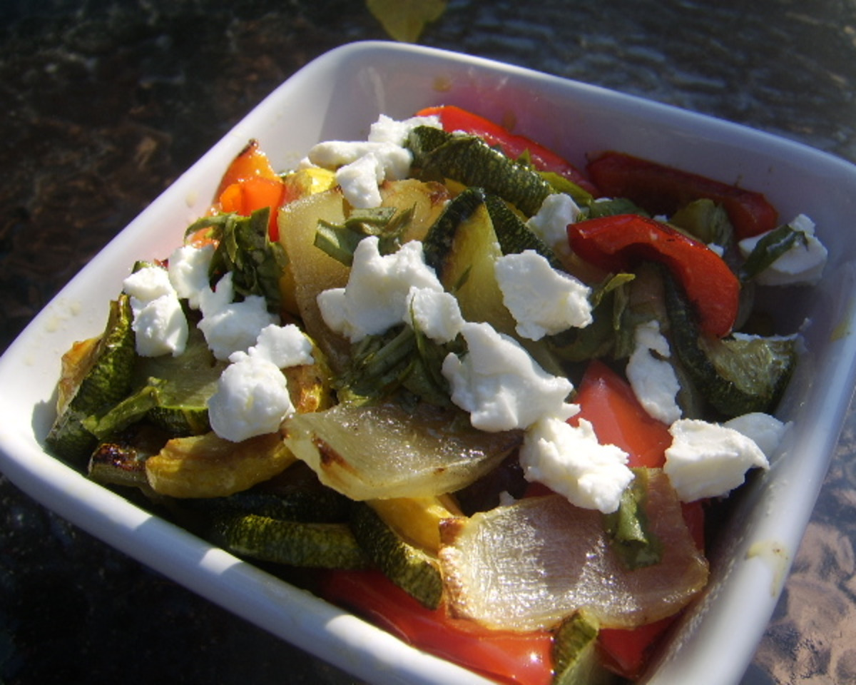 Seasonal Vegetable Galette with Herbed Goat Cheese