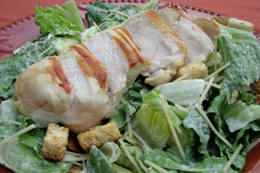 American BBQ Chicken Caesar Salad