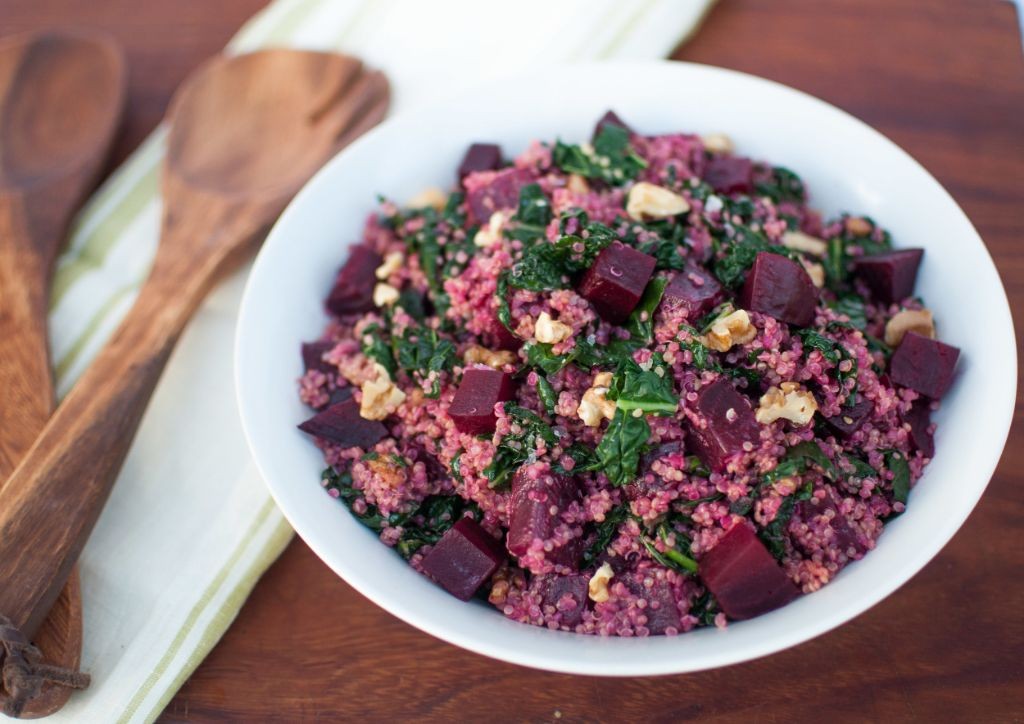 Iridescent Beet & Quinoa Bowl