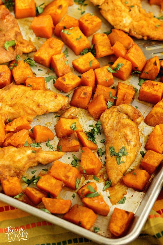 Smith's Spiced Chicken and Sweet Potato Sheet Pan