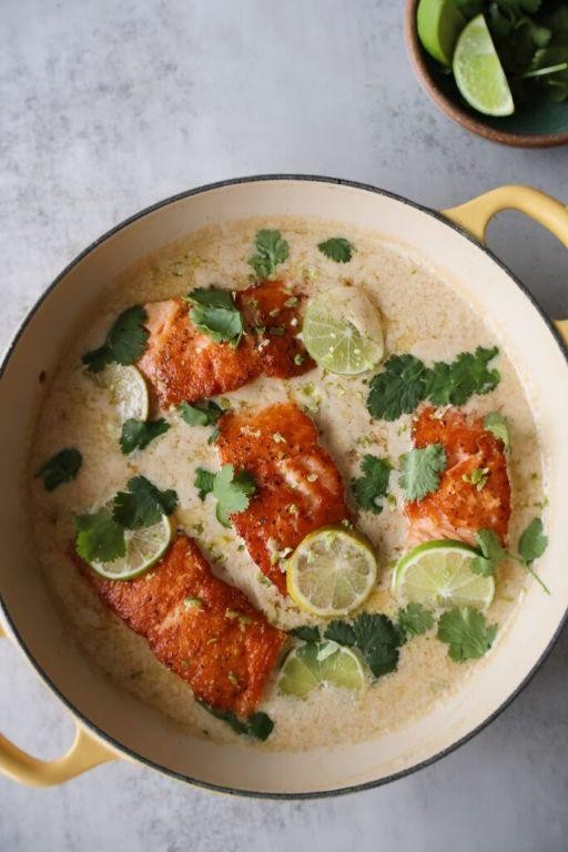The Best Ever Coconut-Lime Glazed Salmon