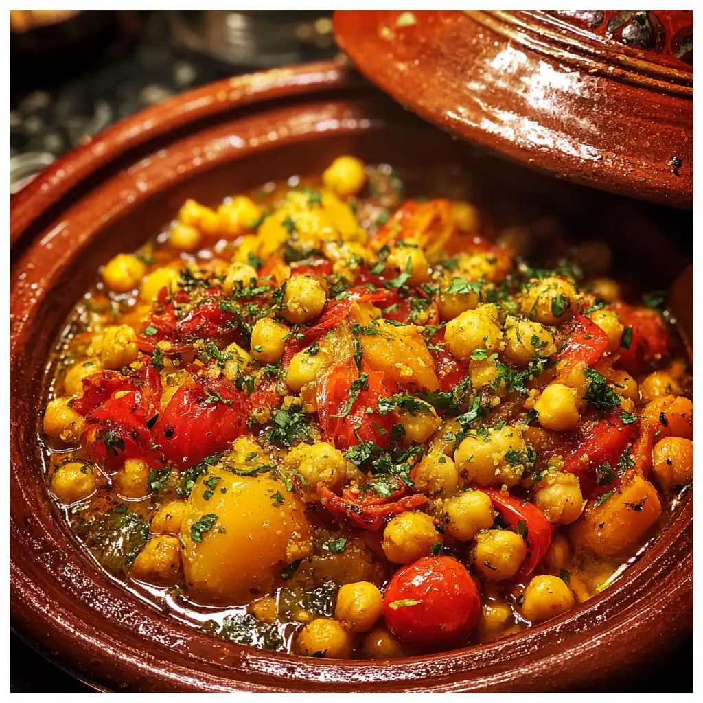Marrakech-Style Chickpea Tagine