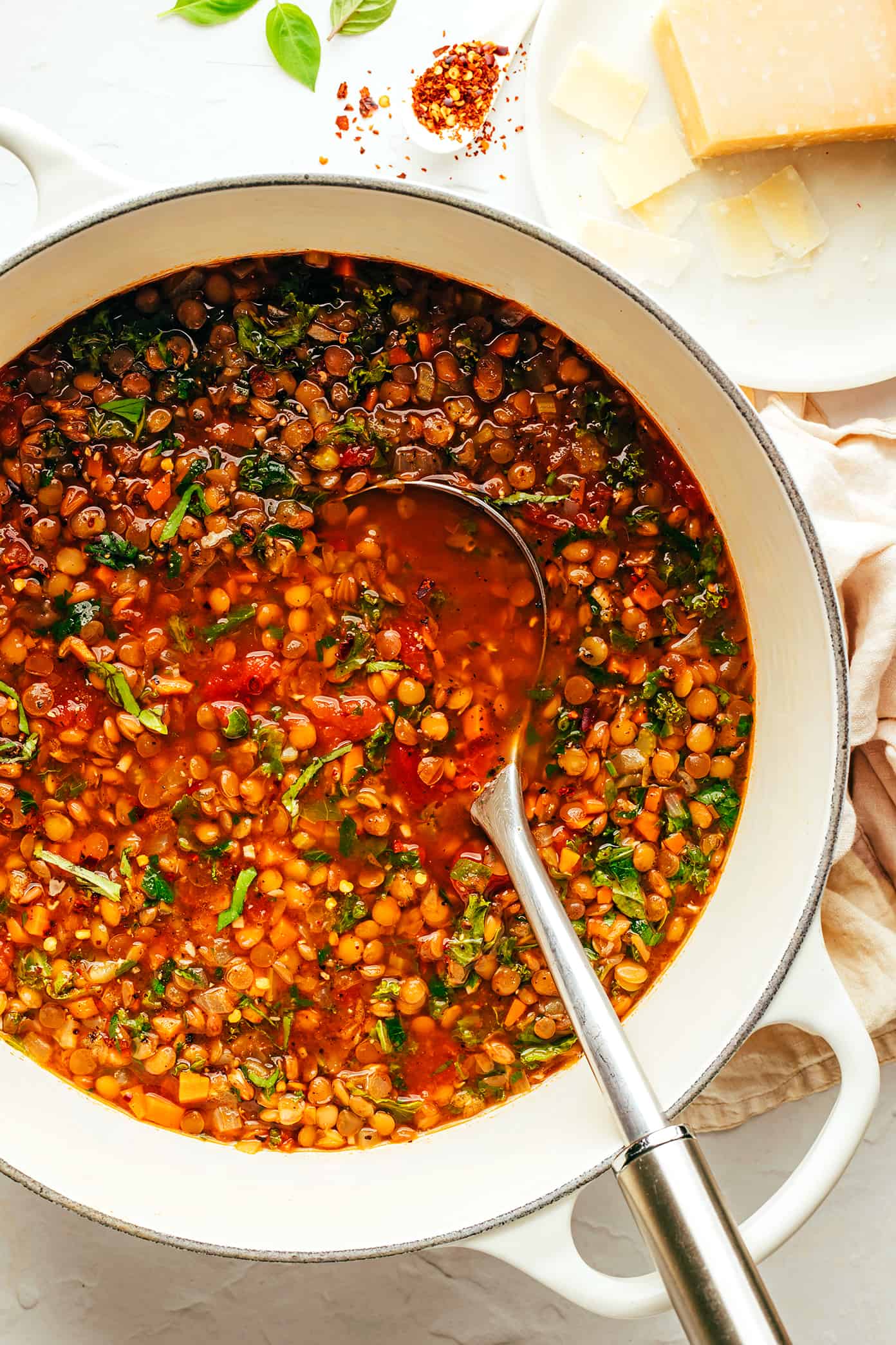 Learned Lentil Soup with Rosemary