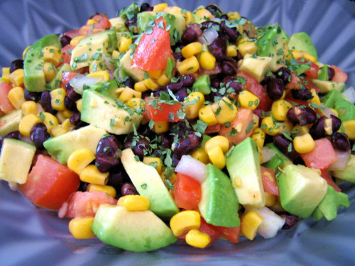Mexican Avocado and Black Bean Salad