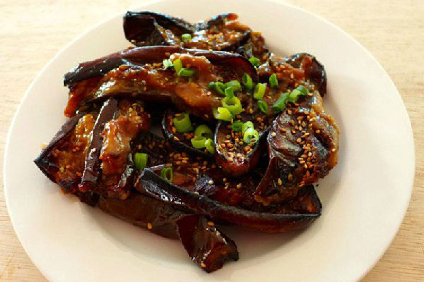 Moroccan Spiced Eggplant Tagine with Preserved Lemons