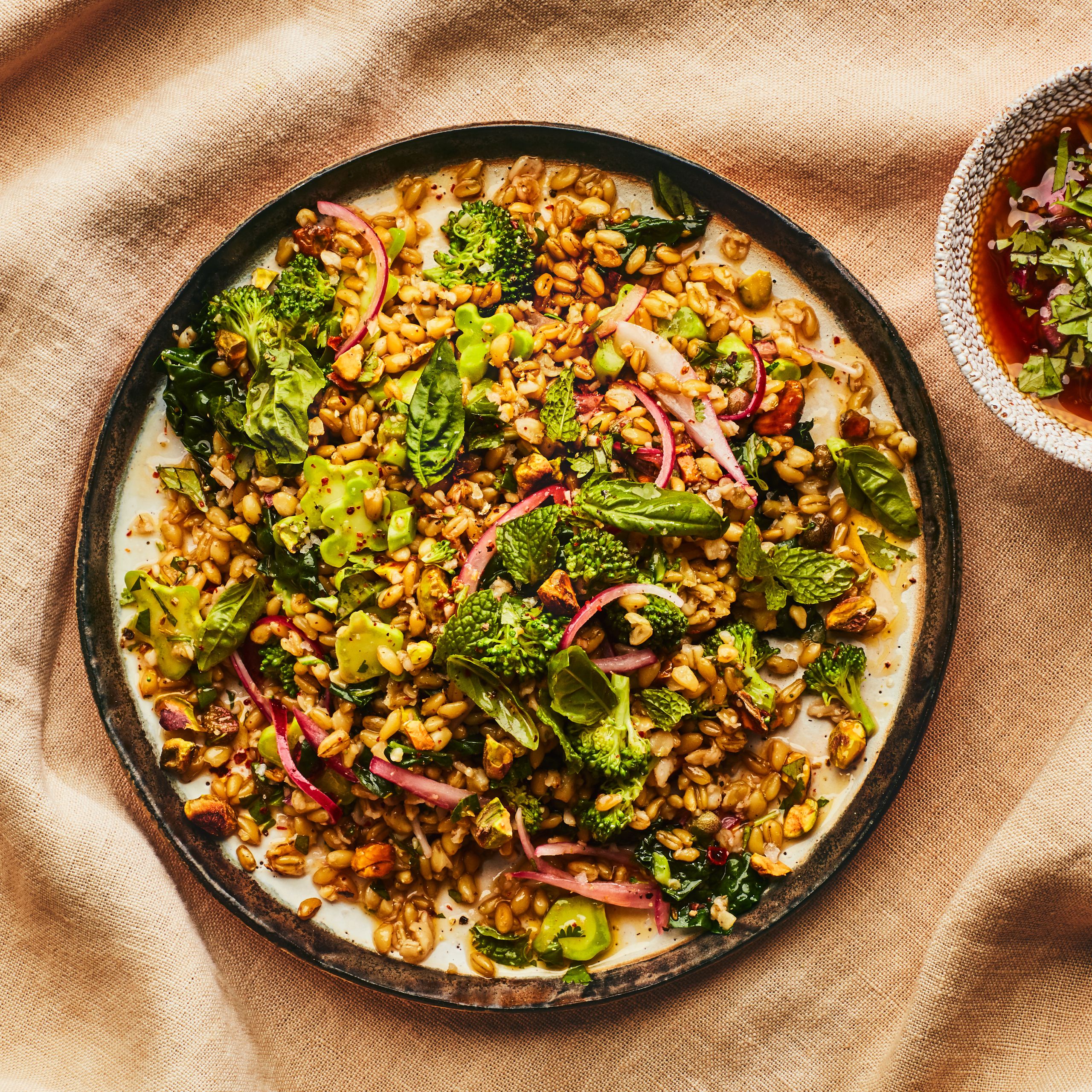 Harmony Grain Salad with Lemon-Herb Dressing