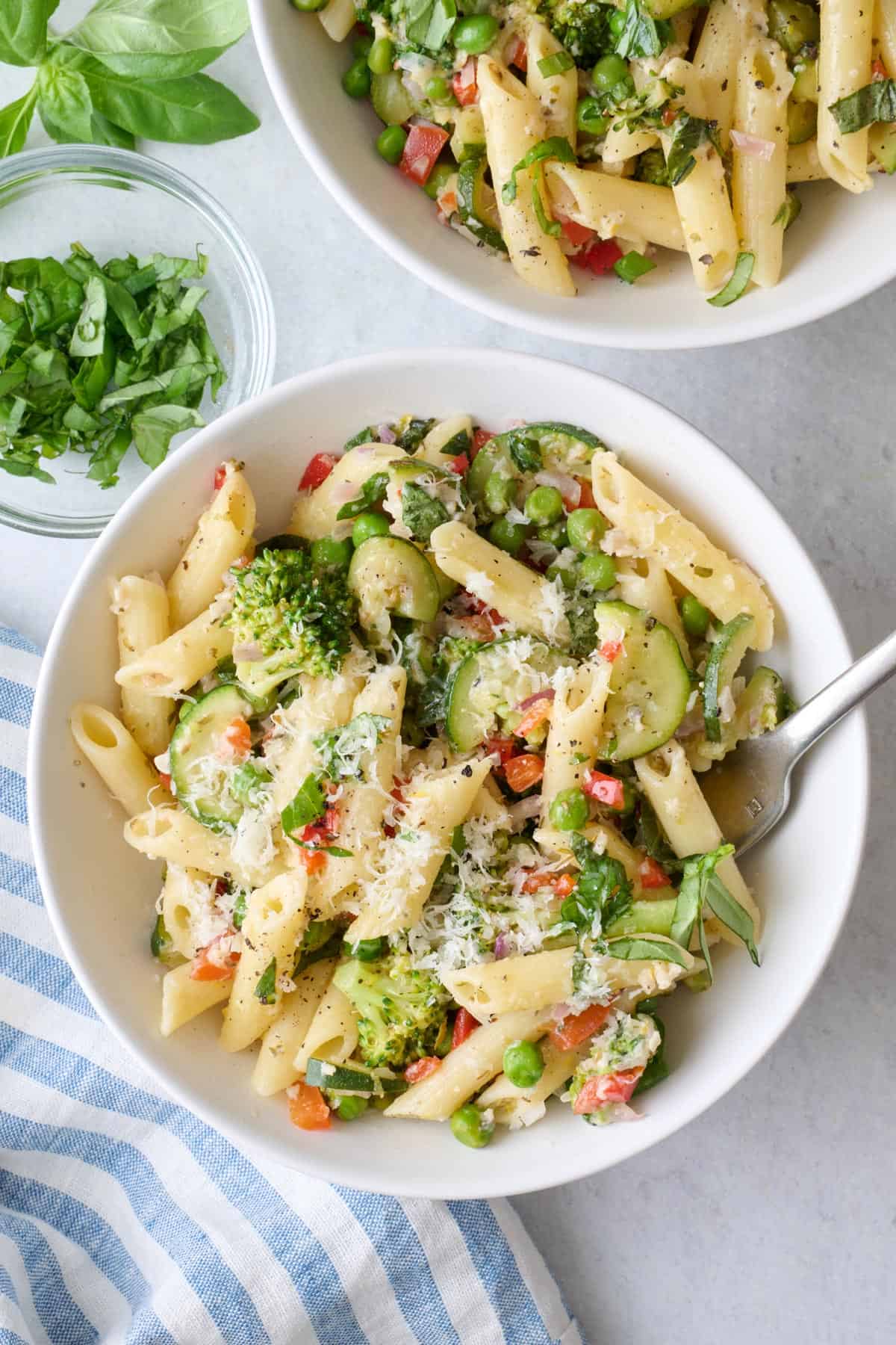 Lemon-Herb Butter Pasta Primavera