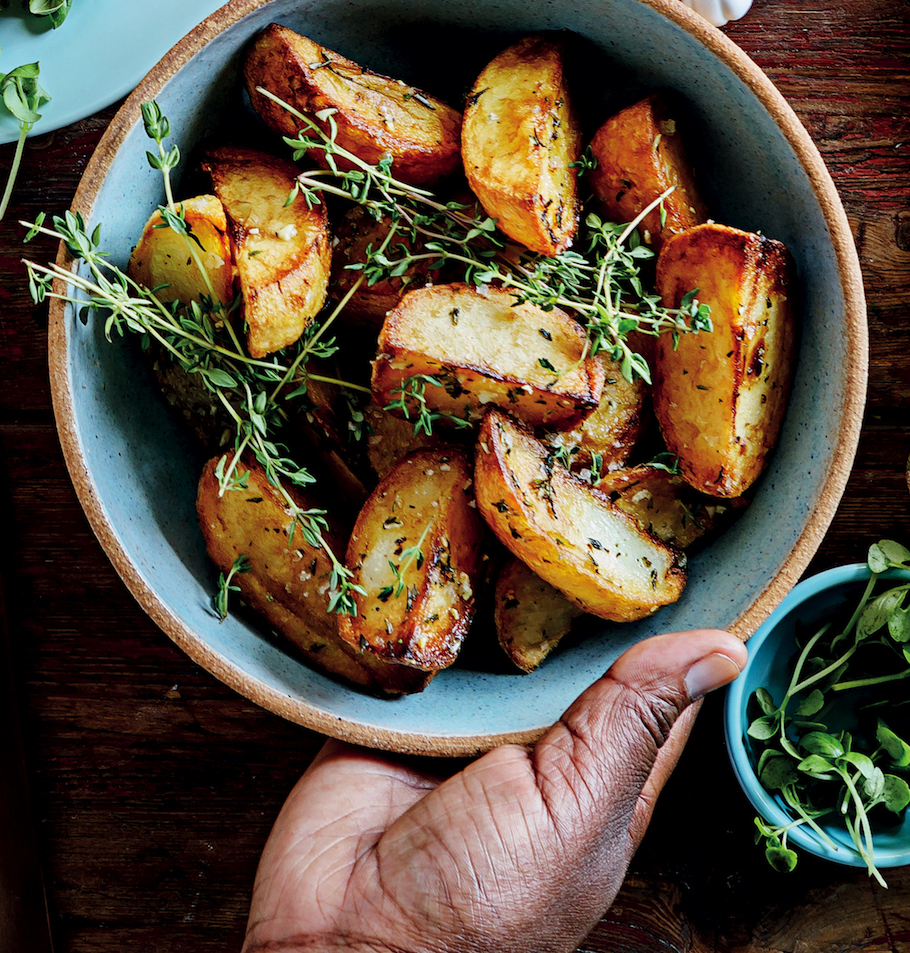 Cisco Kid's Catch: Lemon-Dill Salmon with Crispy Herbed Potatoes