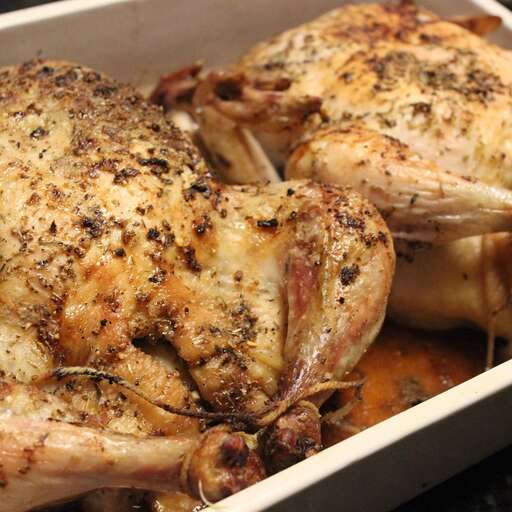 Smith's Golden Roasted Chicken with Lemon-Herb