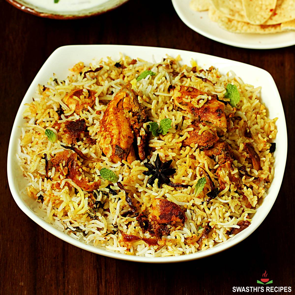 Classic Hyderabadi Chicken Biryani