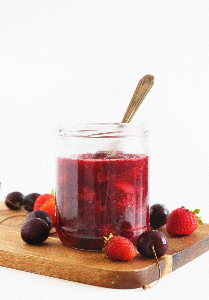 Coconut Lime Fruit Compote