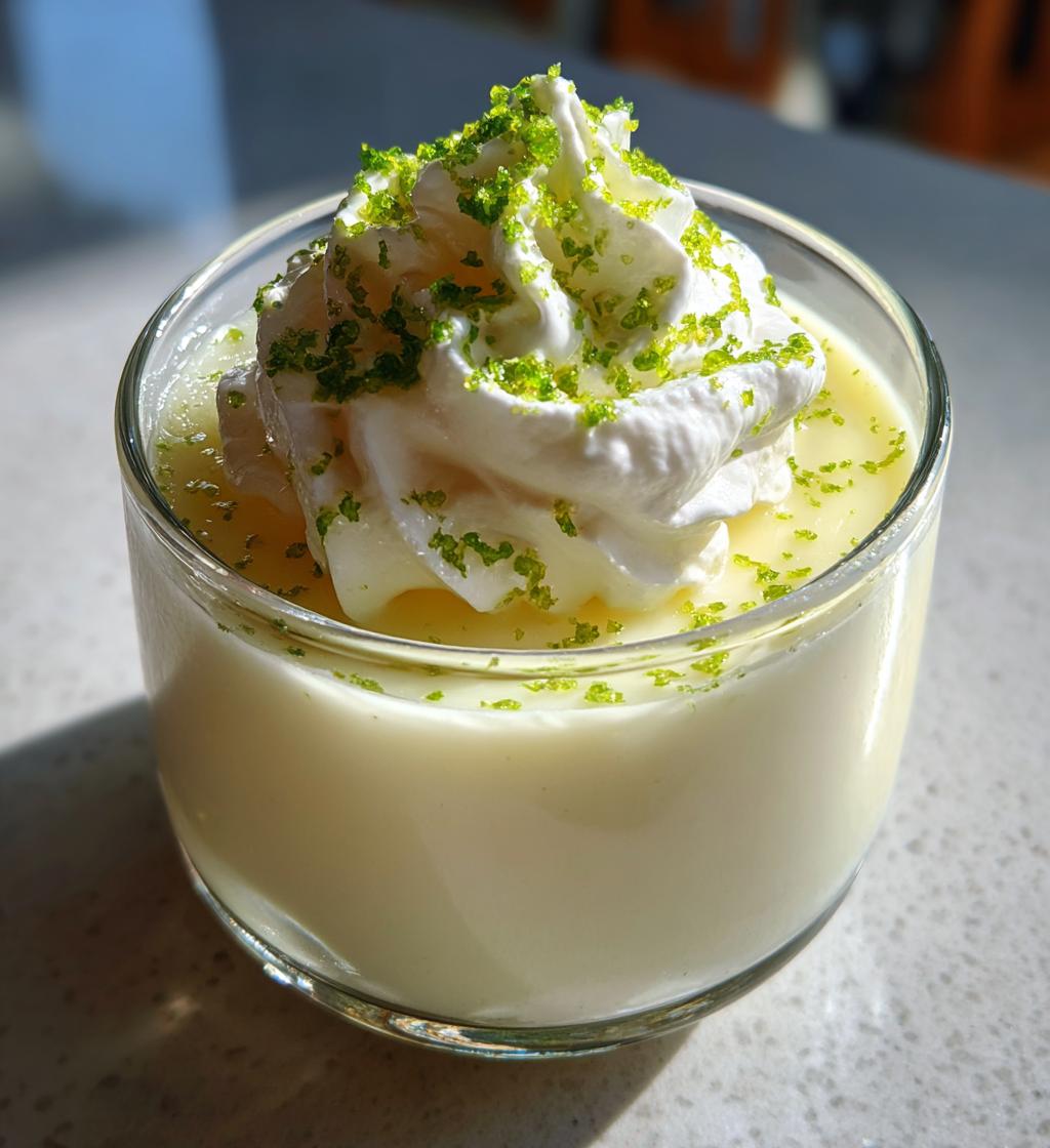Luminescent Honey-Lime Coconut Panna Cotta