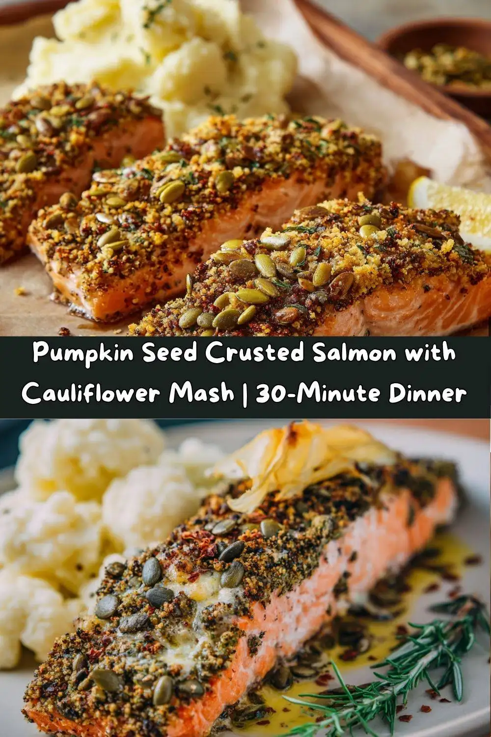 Skin-Clarity Salmon & Pumpkin Seed Bowl
