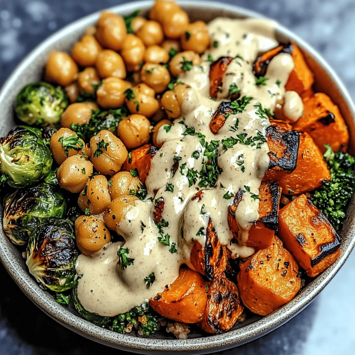 Reboot-Ready Lemon-Tahini Chickpea Bowl