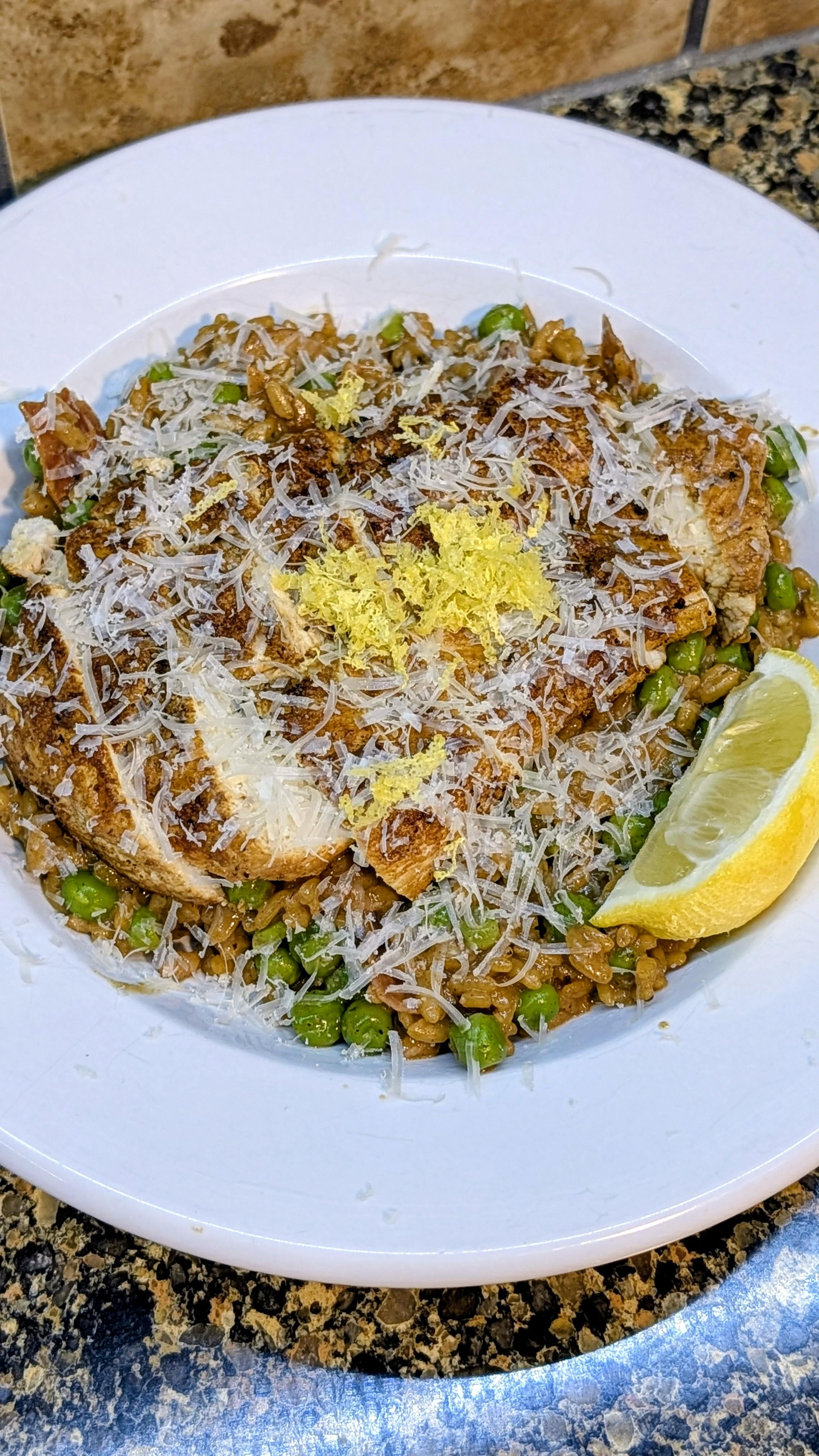 Spring Pea and Prosciutto Risotto