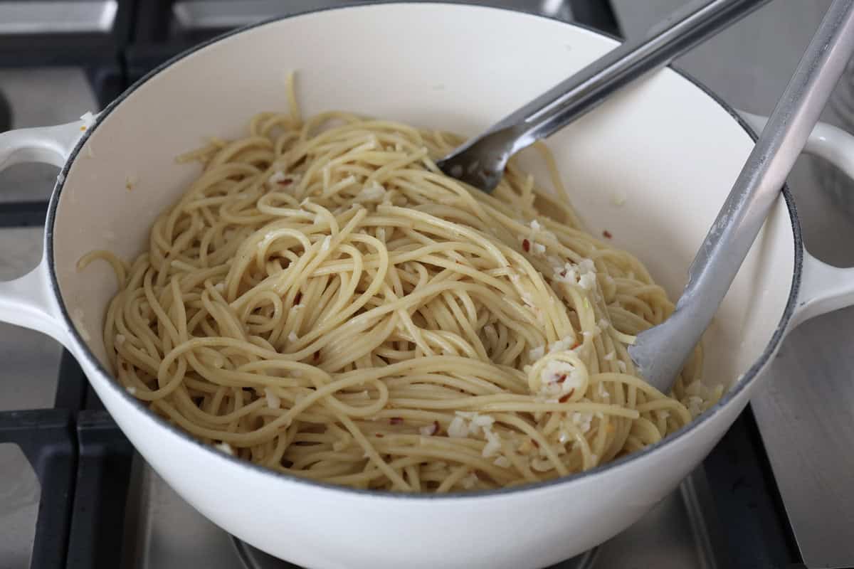 Half-Portion Spaghetti Aglio e Olio