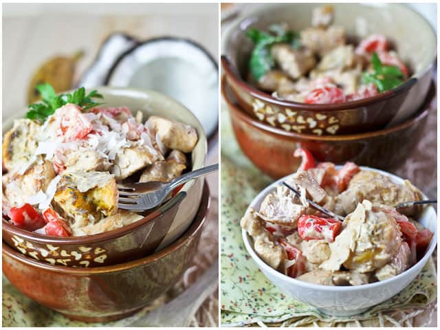 Suya-Spiced Chicken & Plantain Stew with Coconut Milk