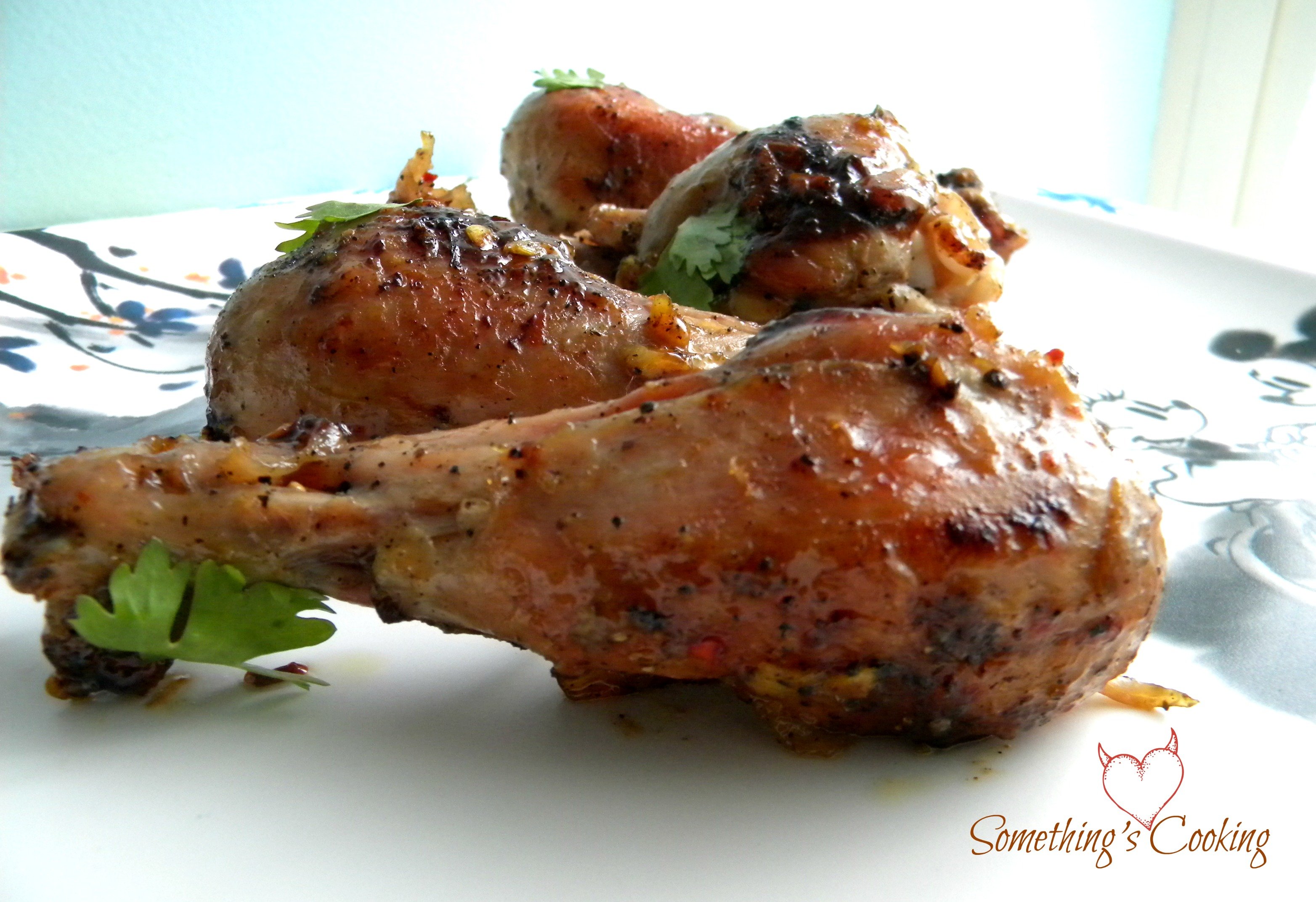 Honey-Glazed Chicken Drumsticks with Smoky Paprika Sweet Potatoes