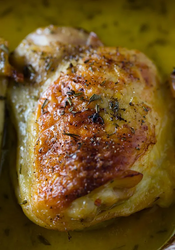 Bid High Herb-Roasted Chicken Thighs