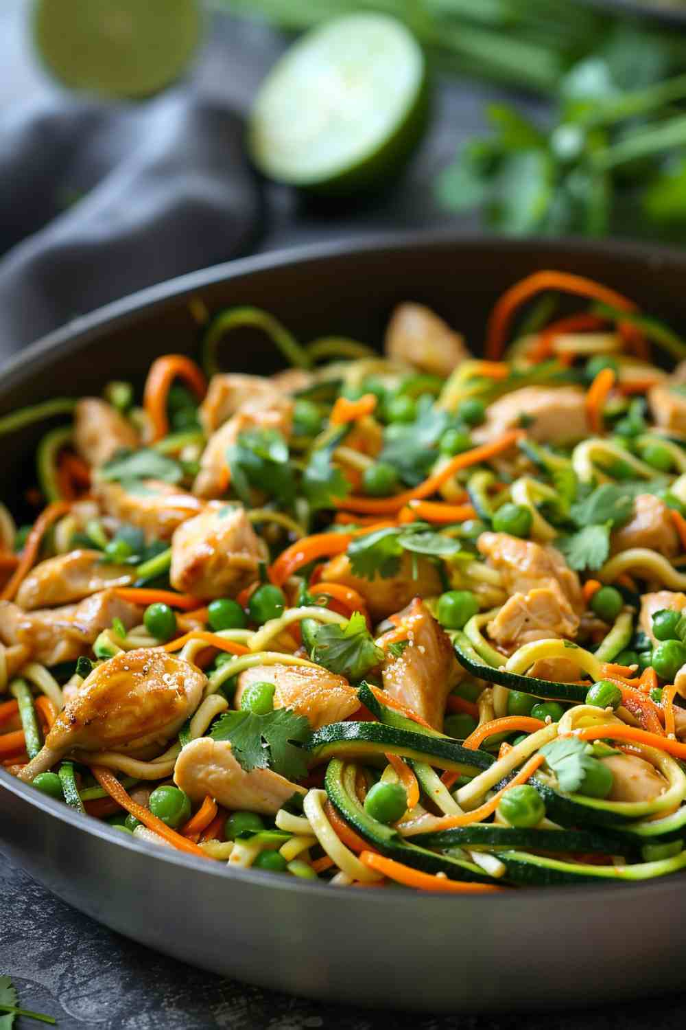 Zucchini Noodle Stir-Fry with Avocado Oil