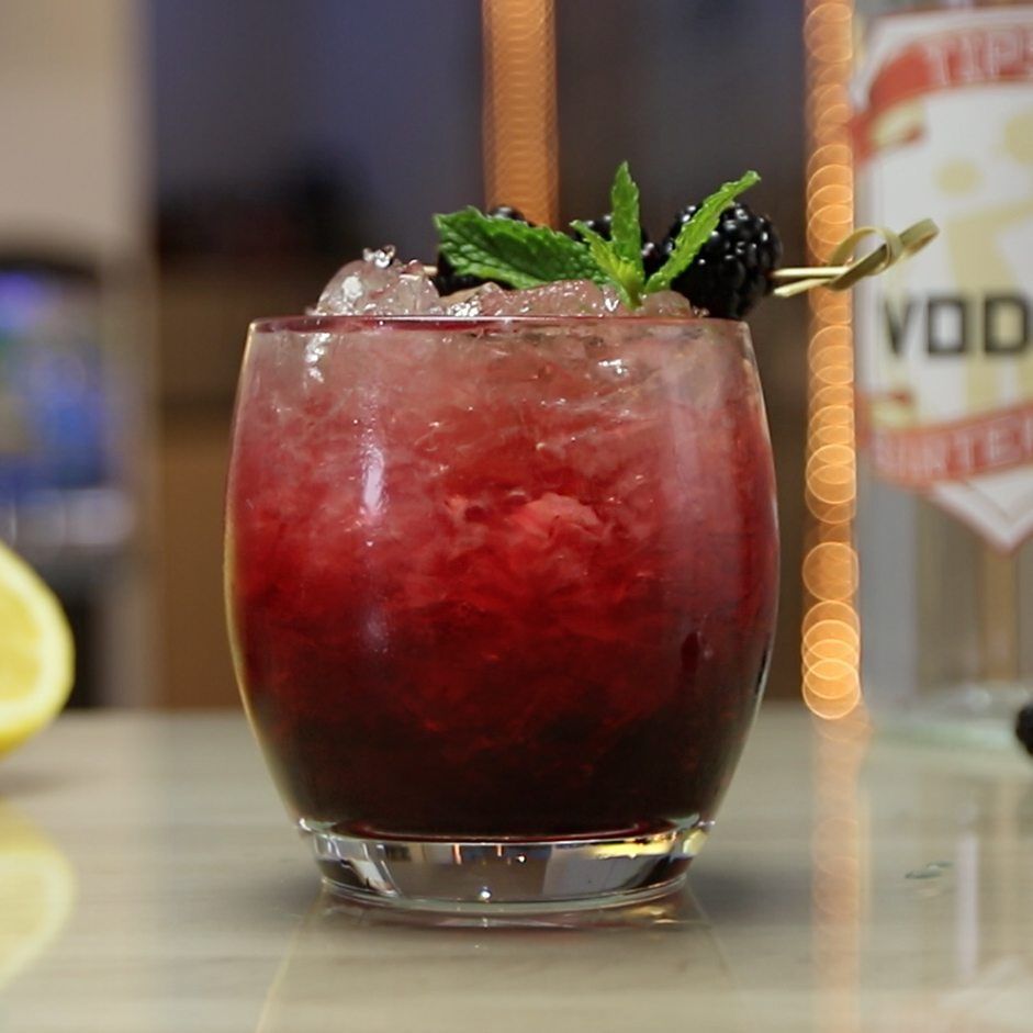 Cognac & Blackberry Smash