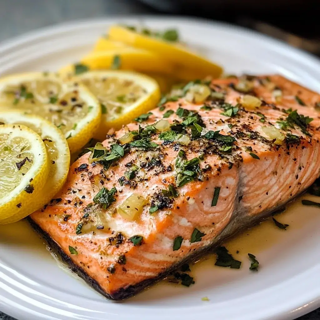 Half-Portion Lemon-Herb Roasted Salmon