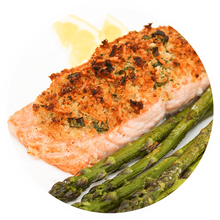 Lemon-Herb Sheet Pan Salmon with Crispy Asparagus