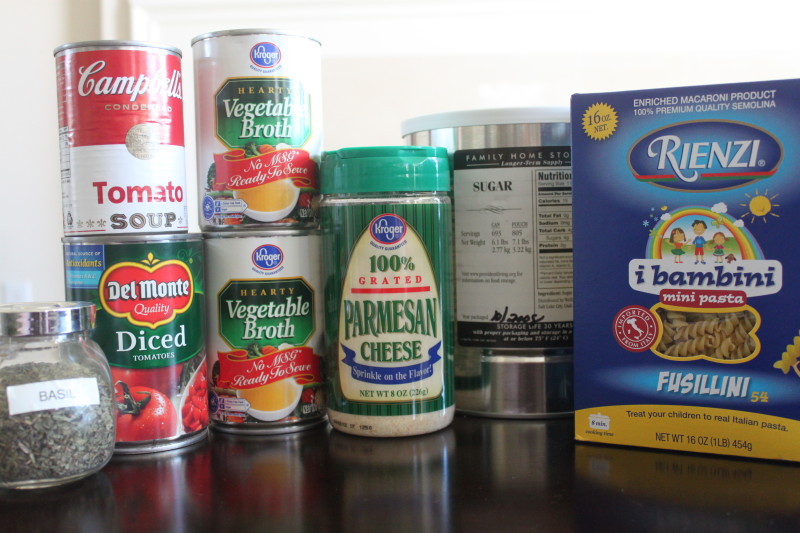 Storage Bin Tomato Basil Soup