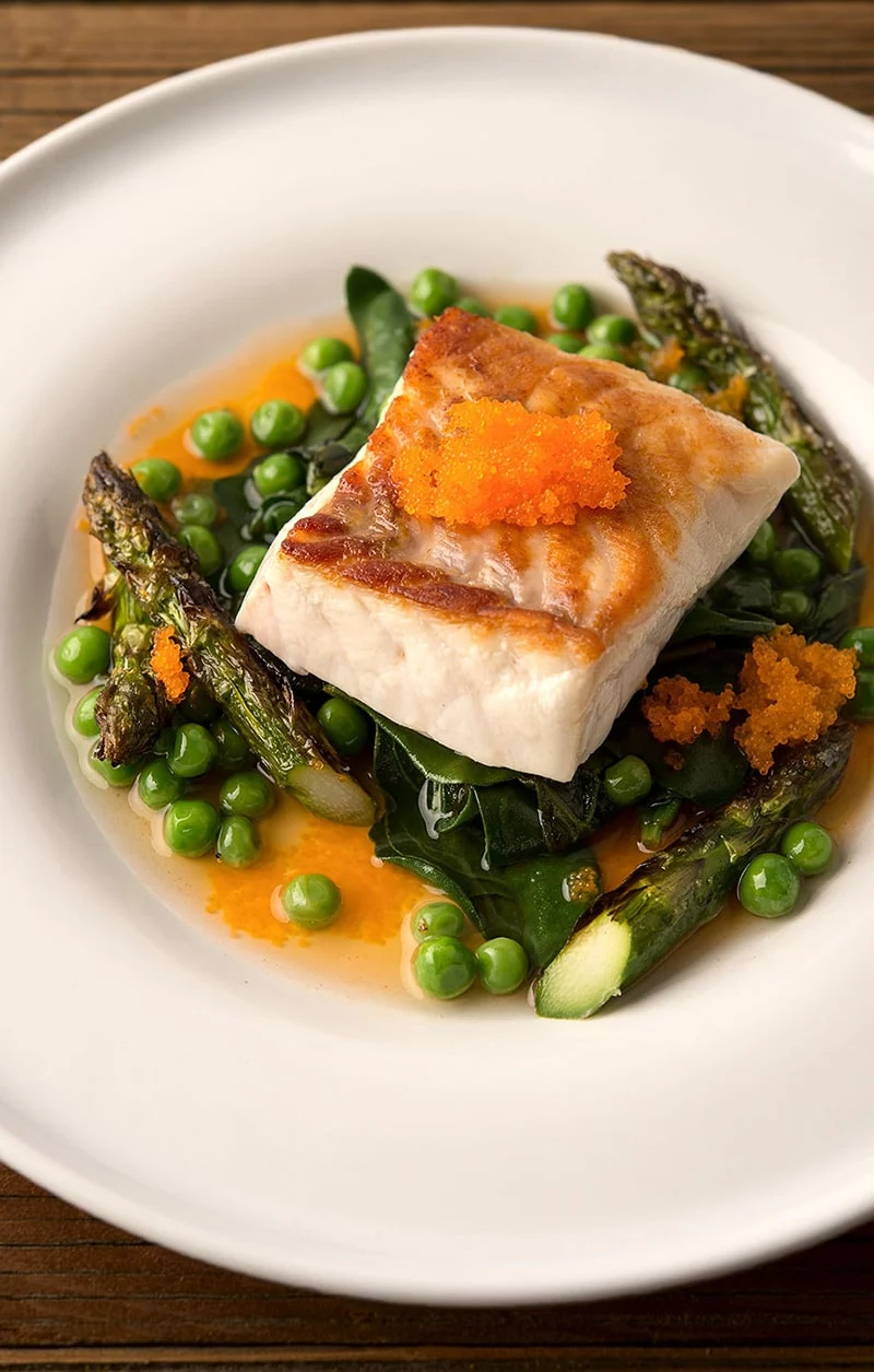 Citrus-Crusted Fish with Summer Vegetables