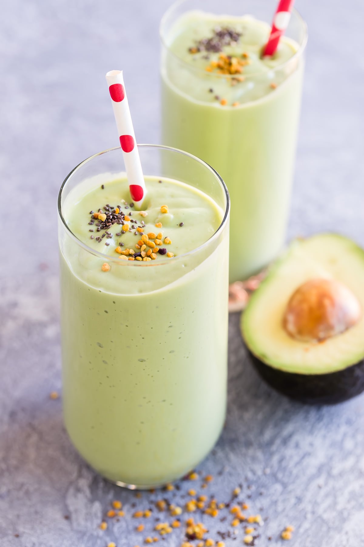 Brain-Boosting Avocado Greens Smoothie