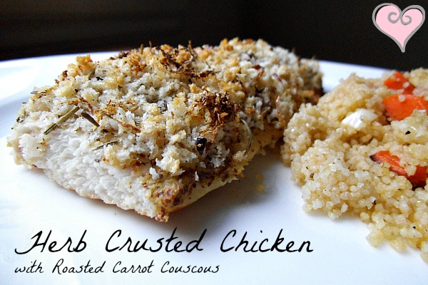 Half-Portion Herb-Crusted Chicken