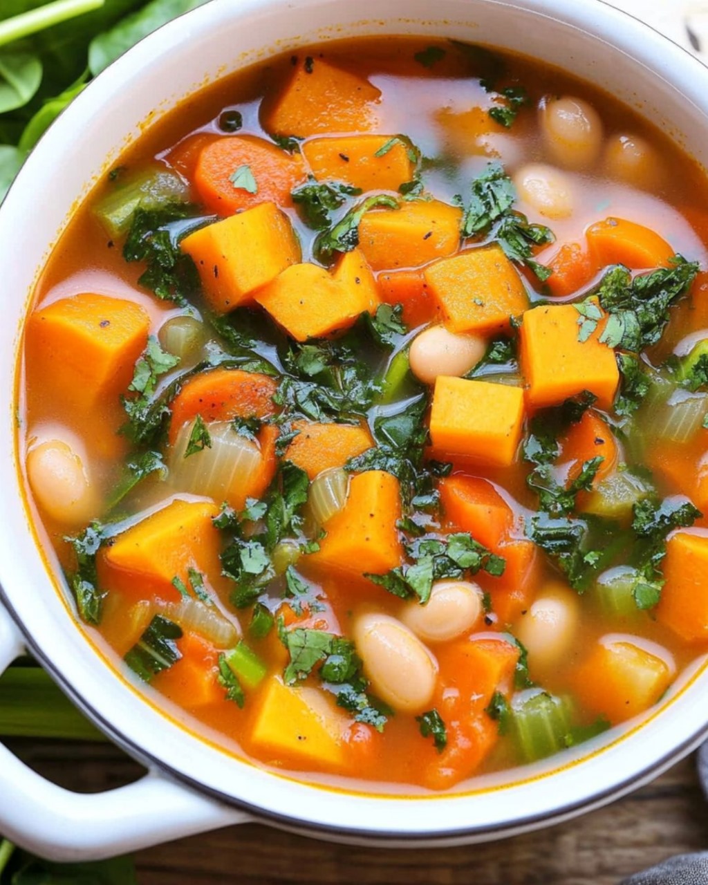 Simple Reboot Vegetable Soup with Herb Infusion