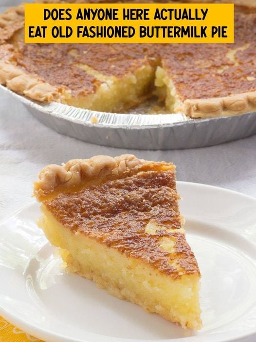 Old-Fashioned Buttermilk & Apple Pie
