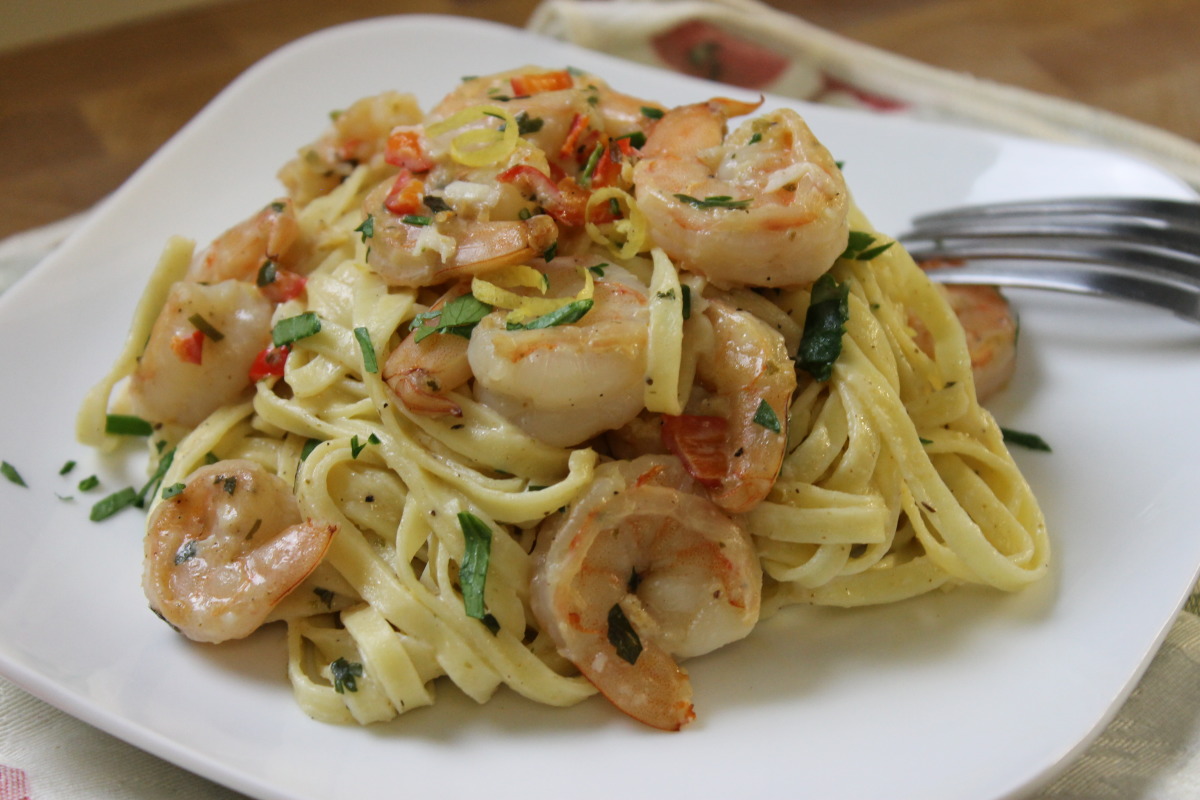 Fishing Lure Lemon-Herb Pasta