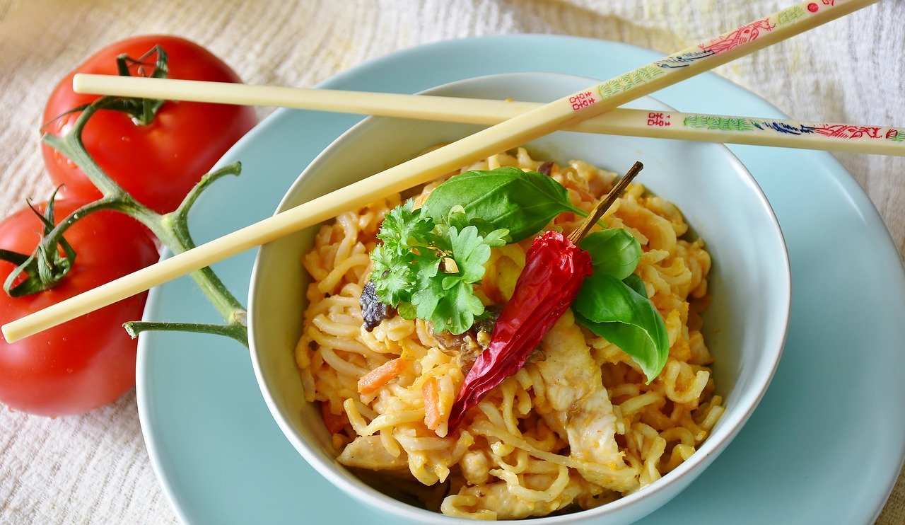 Silly String Noodle Salad