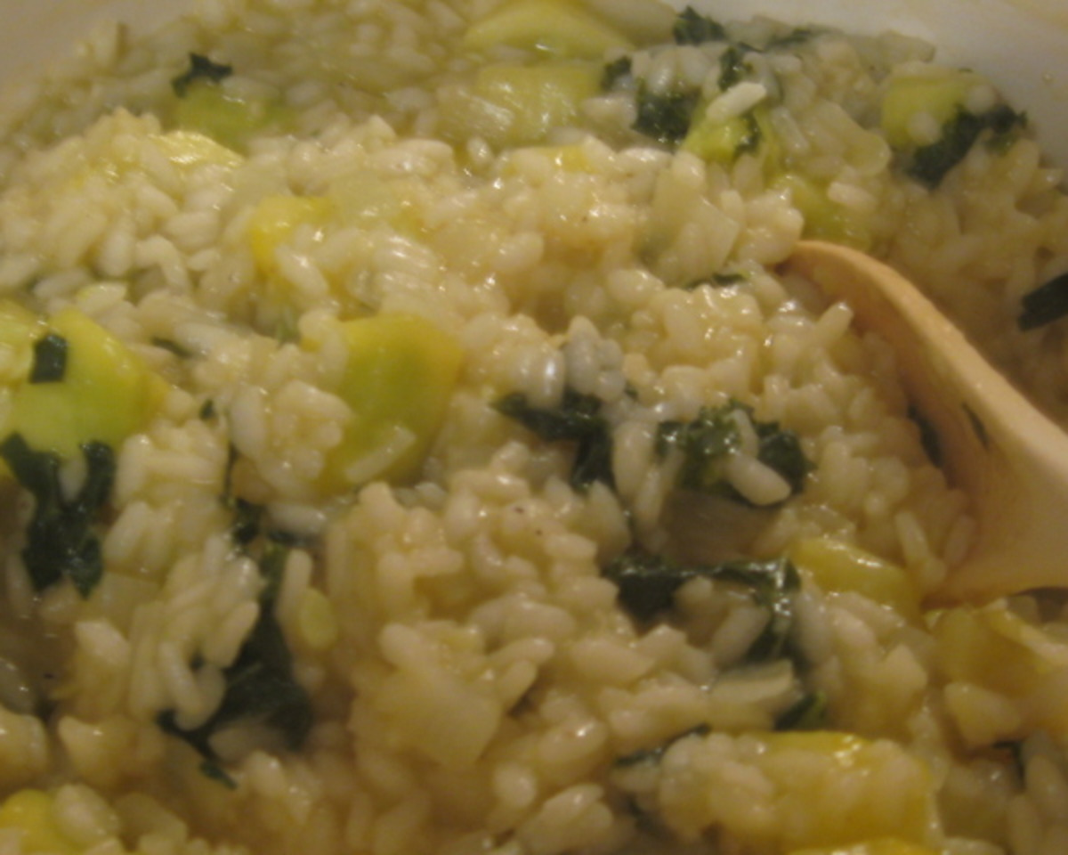 Harvest Squash & Kale Risotto