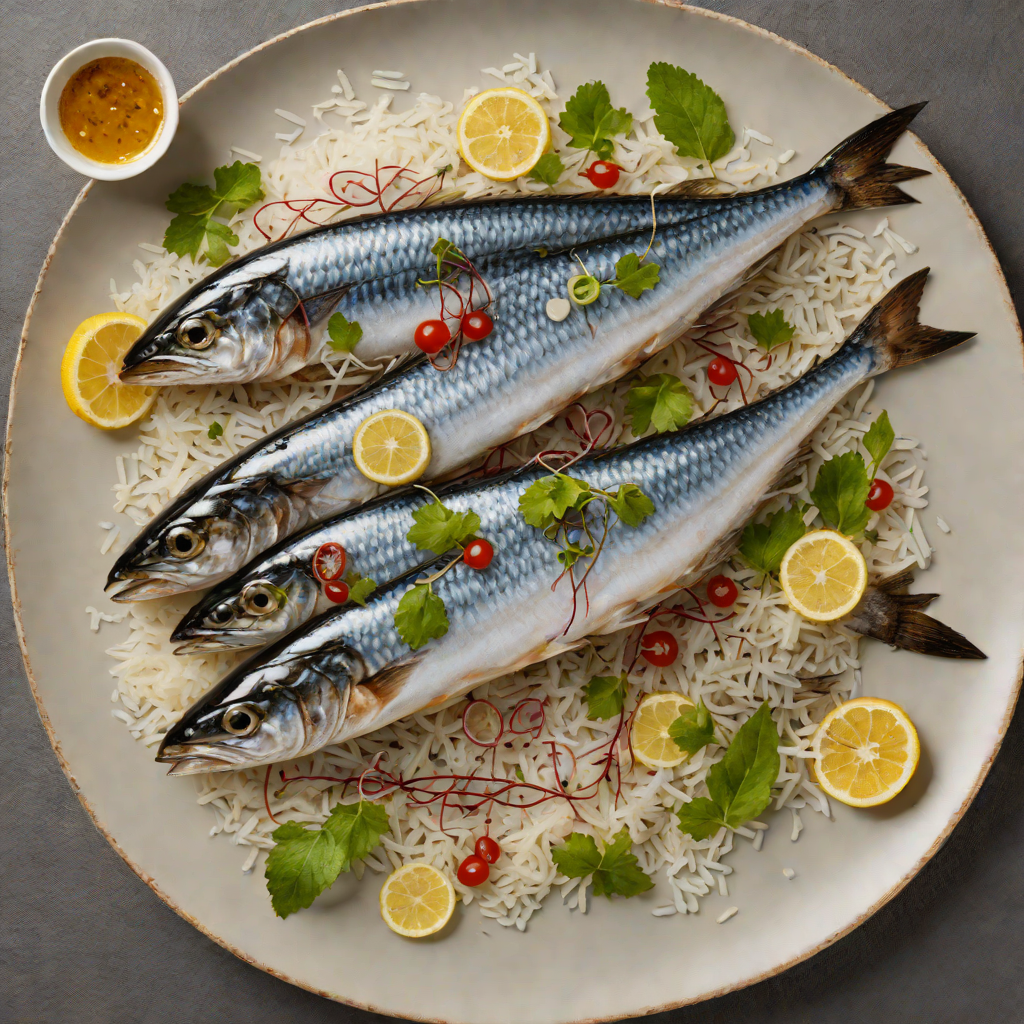 Salt-Cured Mackerel with Pickled Shiso and Rice Vinegar