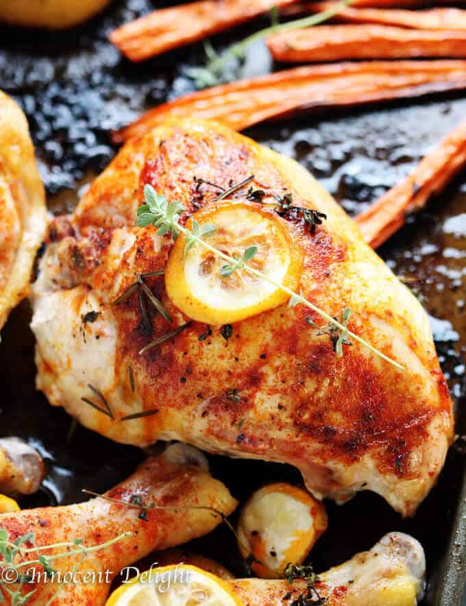 One-Pan Lemon Herb Chicken & Veggies