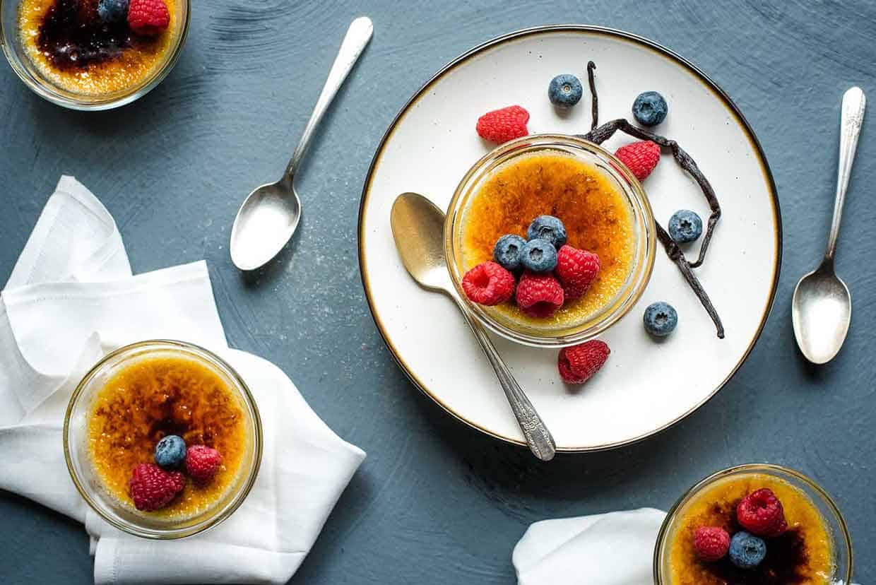 Authentic Crème Brûlée with Perfect Caramelization