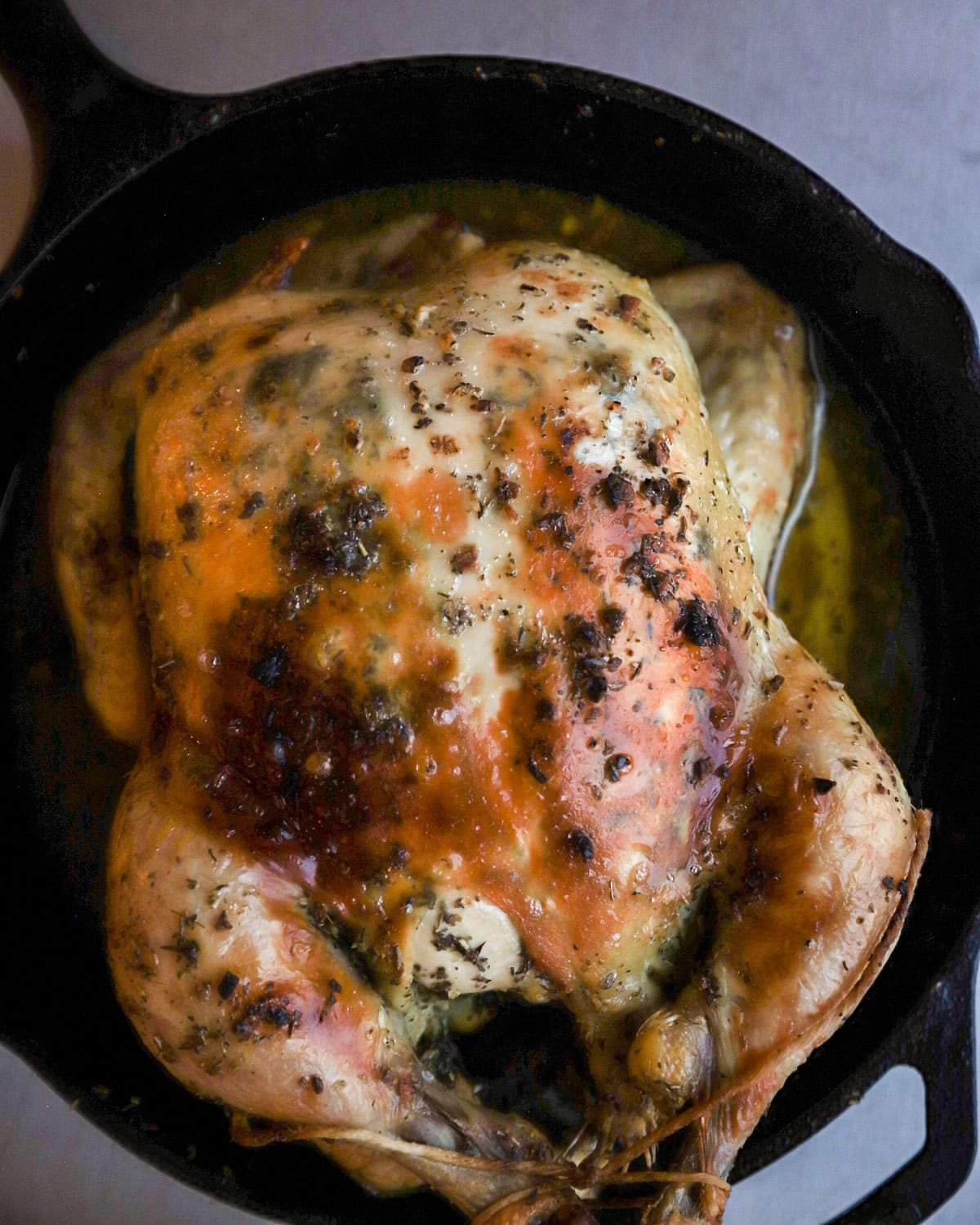 Vintage Cast-Iron Skillet Chicken