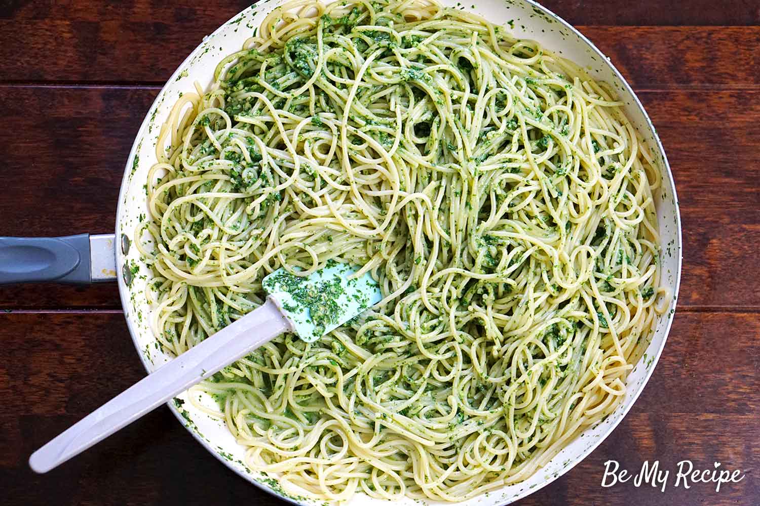 Hidden Basil Pesto Pasta
