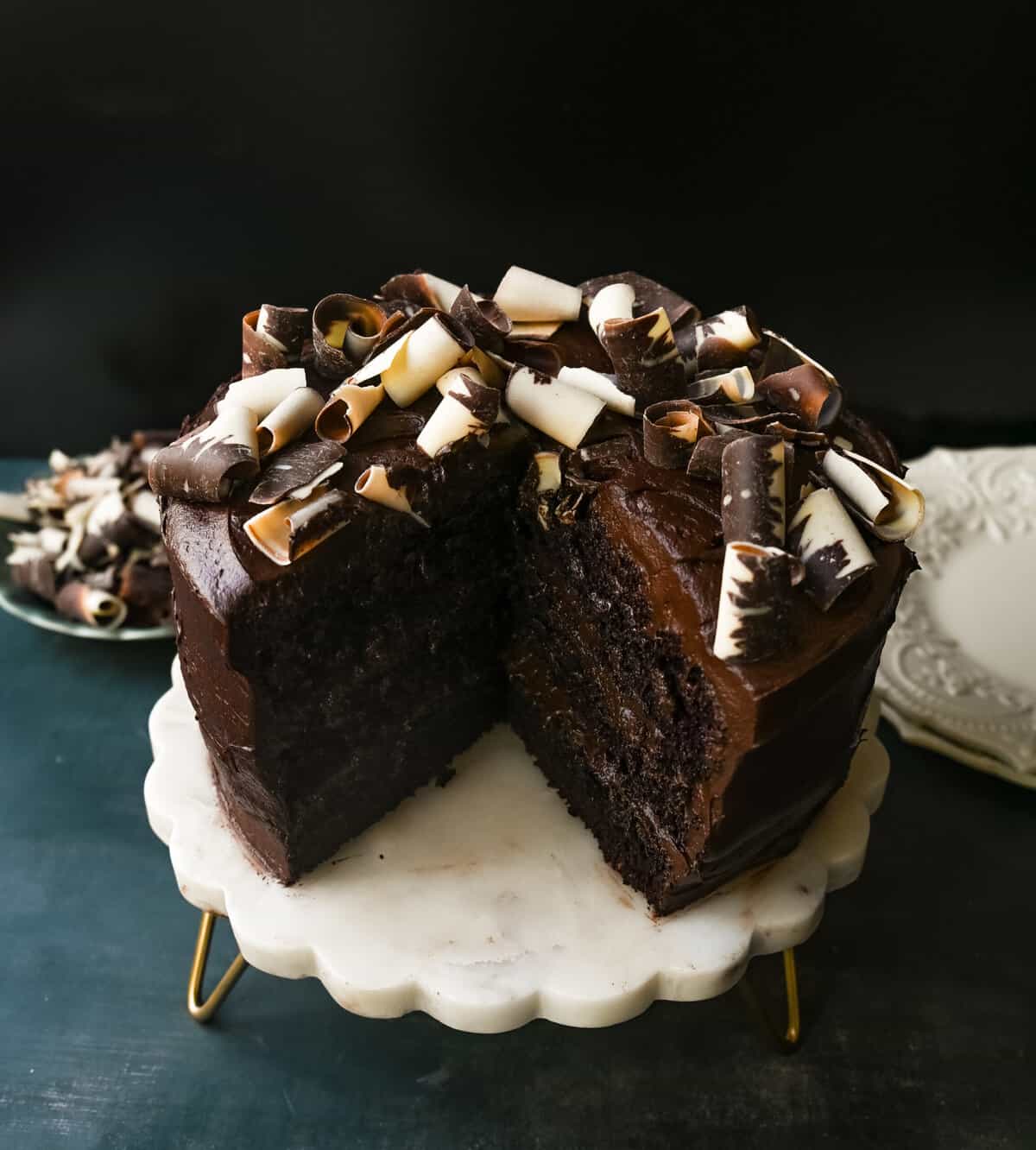 Half-Portion Chocolate Cake
