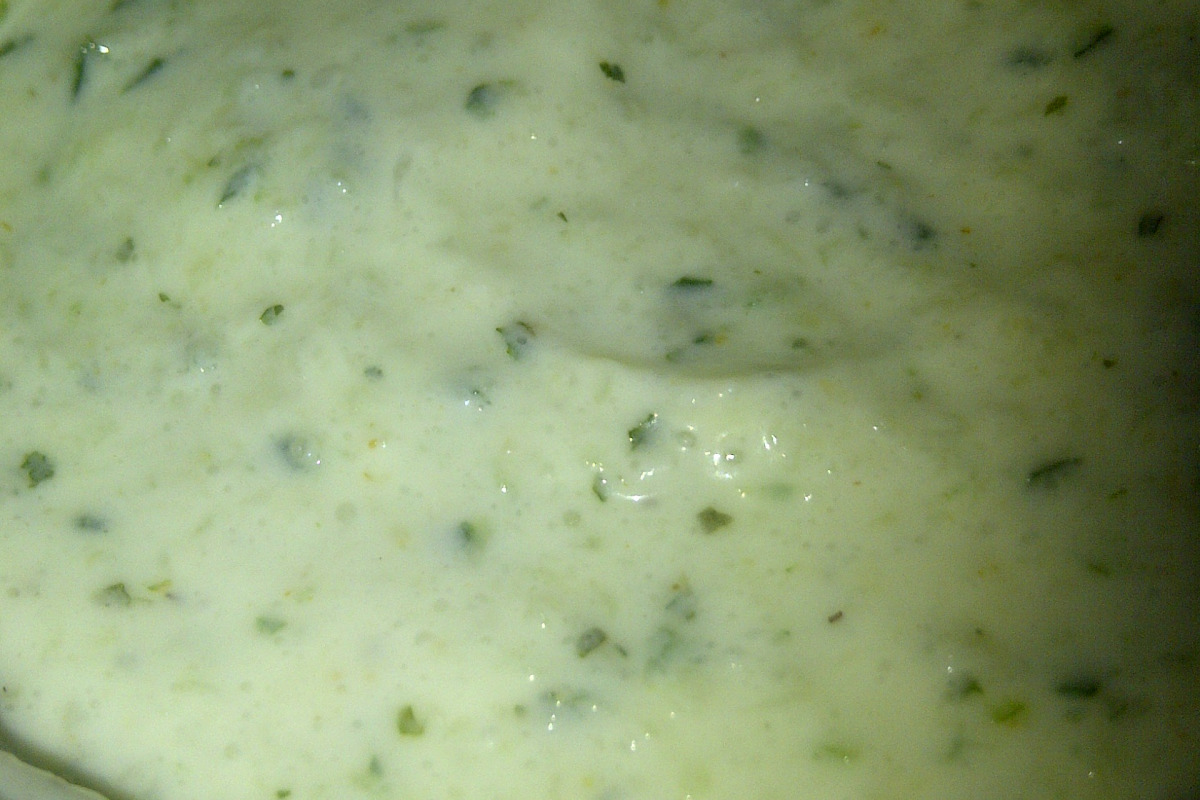 Cucumber-Garlic Yogurt Dip with Lemon Zest
