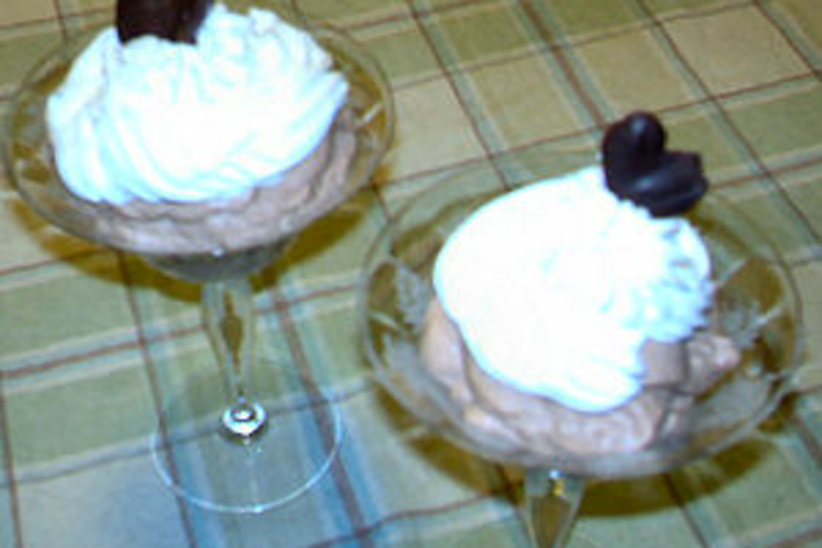 Bittersweet Aperol Chocolate Mousse