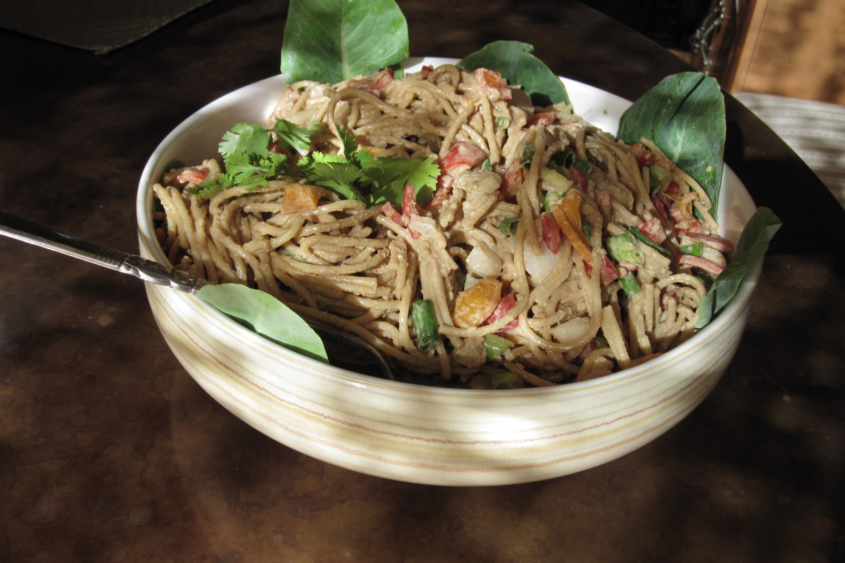 Creamy Peanut Sesame Noodle Stir-Fry