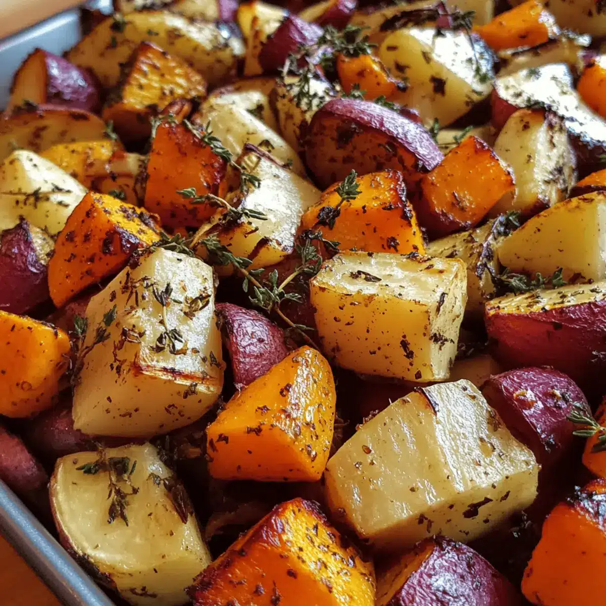 Roasted Root Vegetable Medley with Thyme