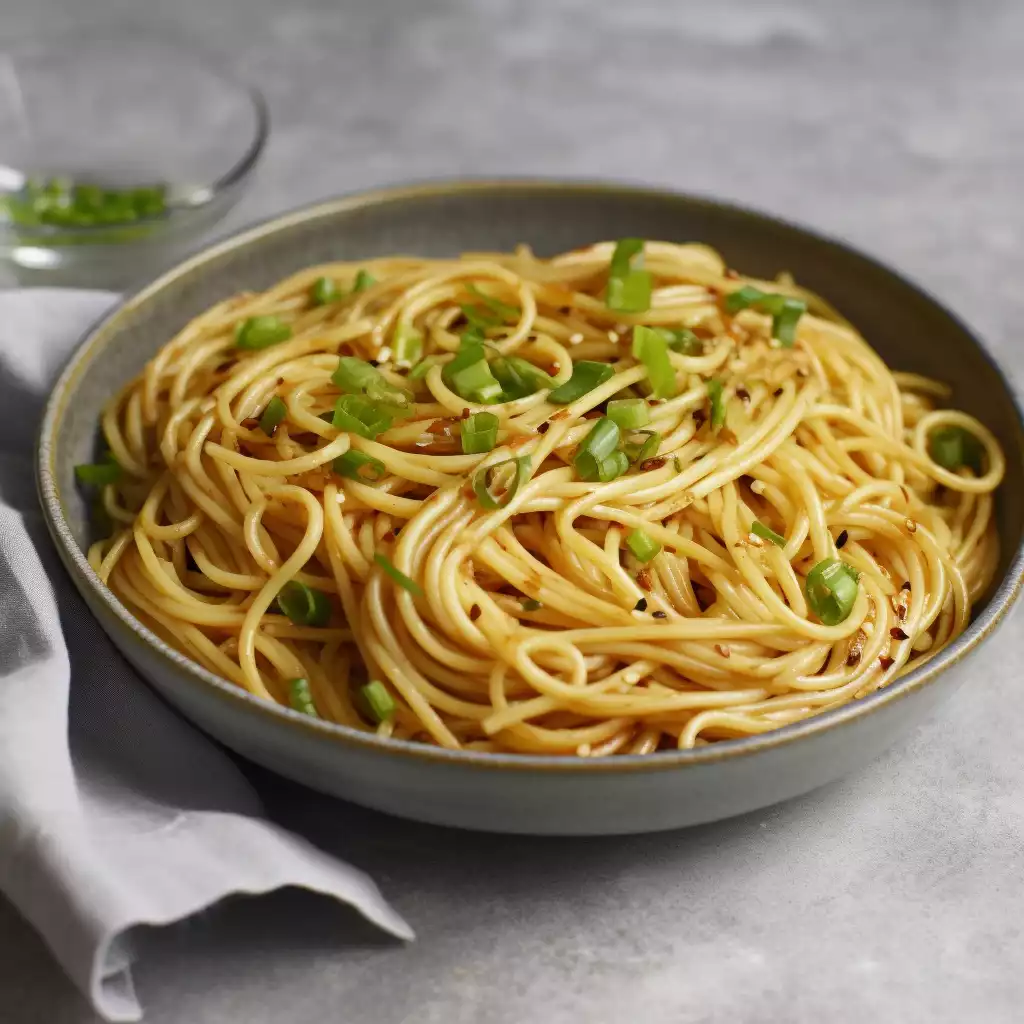 True-to-Form Crispy Garlic Noodles