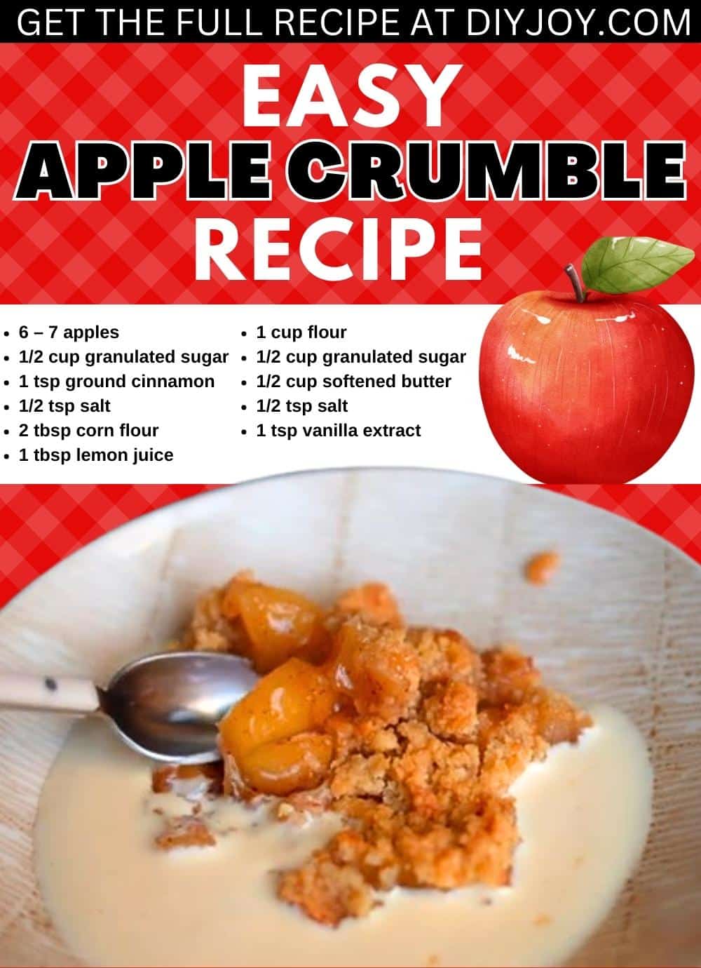 Simple Apple Crumble